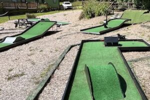 Crazy Golf Course - fir view tan y ffridd holiday park crazy golf wales23