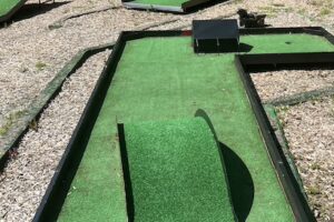 Crazy Golf Course - fir view tan y ffridd holiday park crazy golf wales30