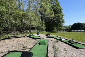 Crazy Golf Course - fir view tan y ffridd holiday park crazy golf wales31